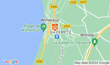 Carte Wimereux Villa 88410