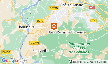 Carte Saint Rmy de Provence Villa 123155