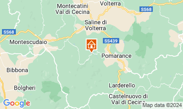 Carte Volterra Gite 106681