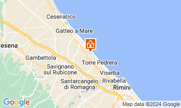 Carte Bellaria Igea Marina Appartement 127449