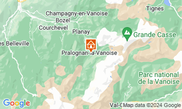 Carte Pralognan la Vanoise Chalet 128407