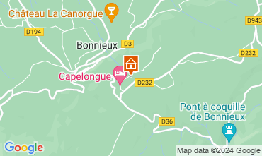 Carte Bonnieux Villa 129049