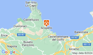 Carte Scopello Villa 31625