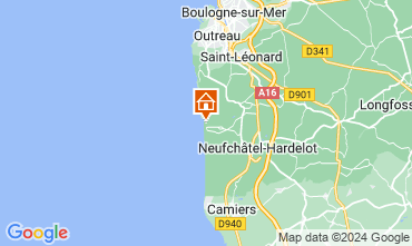 Carte Hardelot Villa 50884