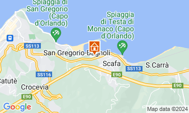 Carte Capo d'Orlando Villa 54358