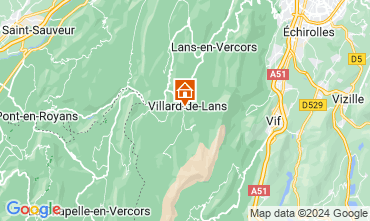 Carte Villard de Lans - Correnon en Vercors Appartement 128140