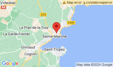 Carte Sainte Maxime Villa 124581