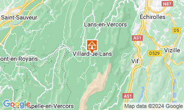 Carte Villard de Lans - Correnon en Vercors Appartement 3704