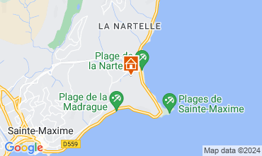 Carte Sainte Maxime Villa 8541