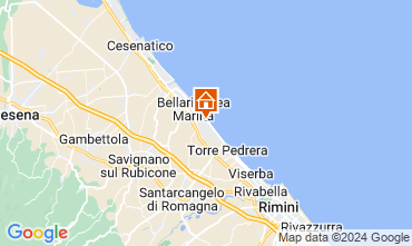 Carte Bellaria Igea Marina Appartement 129102