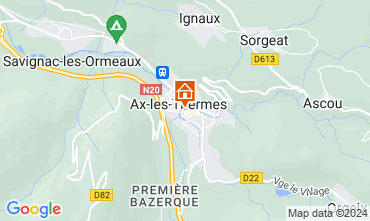 Carte Ax Les Thermes Appartement 68456