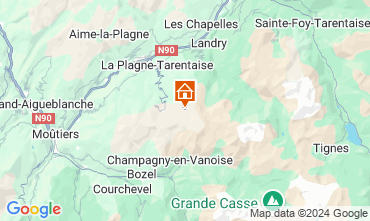 Carte La Plagne Studio 124618