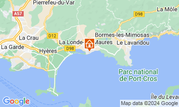 Carte La Londe-les-Maures Villa 92579