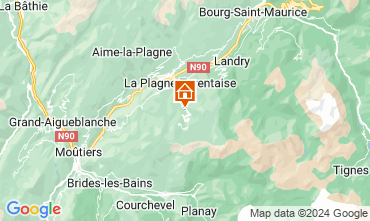 Carte La Plagne Chalet 37760