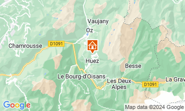 Carte Alpe d'Huez Appartement 128756