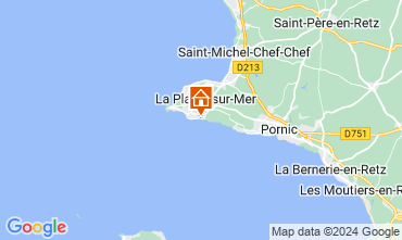 Carte Pornic Villa 24456