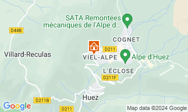 Carte Alpe d'Huez Chalet 108