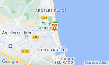 Carte Argeles sur Mer Appartement 122909