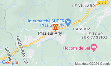 Carte Praz sur Arly Appartement 32627