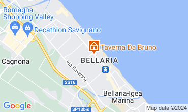 Carte Bellaria Igea Marina Appartement 79298