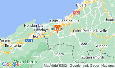 Carte Saint Jean de Luz Villa 84413