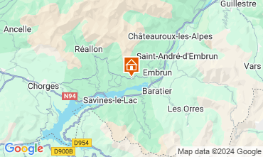 Carte Embrun Chalet 118898