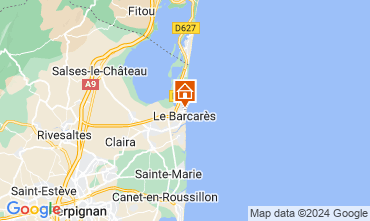 Carte Le Barcares Villa 112837