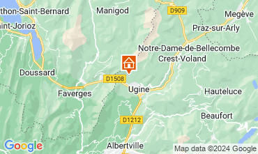 Carte Albertville Gite 128428