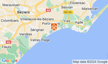 Carte Portiragnes Villa 124469