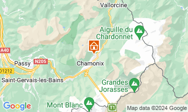 Carte Chamonix Mont-Blanc Chalet 88059