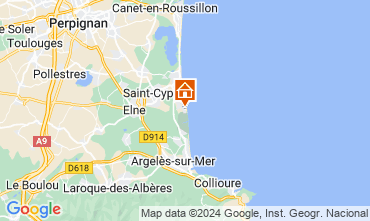 Carte Saint Cyprien Plage Appartement 123805