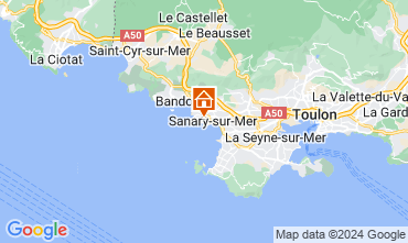 Carte Sanary-sur-Mer Appartement 127894