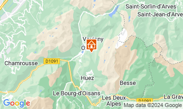 Carte Oz en Oisans Chalet 111325