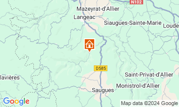 Carte Le Puy en Velay Gite 129222