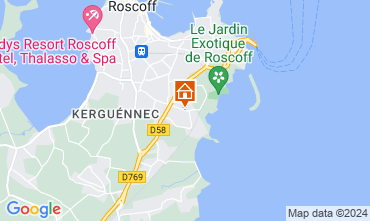 Carte Roscoff Villa 102643