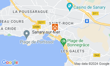 Carte Sanary-sur-Mer Appartement 18103