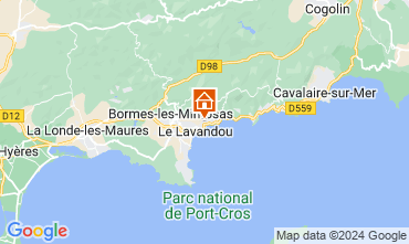 Carte Le Lavandou Villa 128457