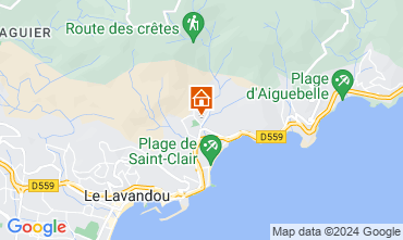 Carte Le Lavandou Villa 128457