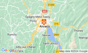 Carte Annecy Gite 94014