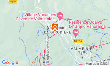 Carte Valmeinier Gite 117285