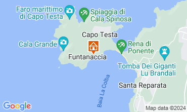 Carte Santa Teresa di Gallura Villa 90063