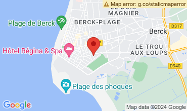 Carte Berck-Plage Gite 128605