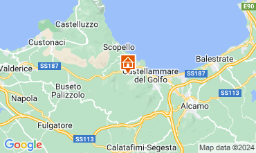 Carte Castellammare del Golfo Villa 126711