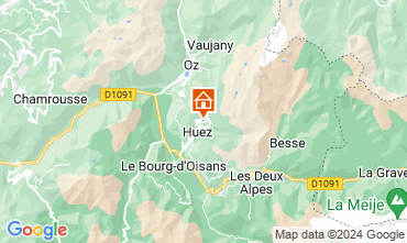 Carte Alpe d'Huez Studio 66809