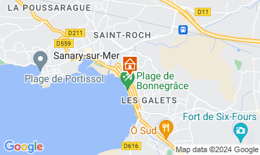 Carte Sanary-sur-Mer Appartement 116725