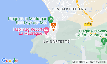 Carte Saint Cyr sur Mer Studio 10292