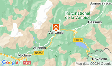 Carte Termignon la Vanoise Gite 3326