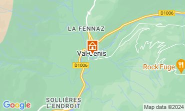 Carte Termignon la Vanoise Gite 3326