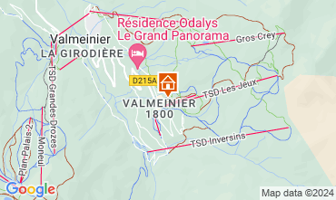 Carte Valmeinier Appartement 3451