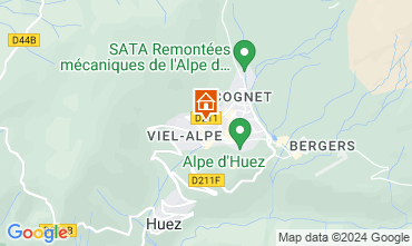 Carte Alpe d'Huez Studio 87621